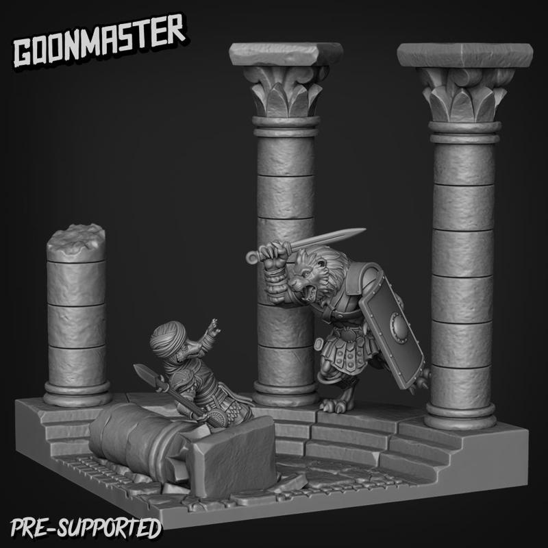 Diorama 13 - Cat Fight