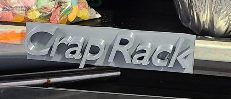 Crap Rack Label