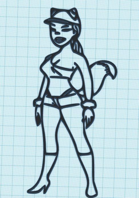 FOXXY-LOVE - DRAWN TOGETHER - WALL ART