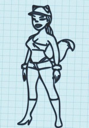 FOXXY-LOVE - DRAWN TOGETHER - WALL ART