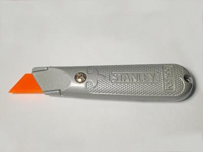 Stanley knife blade mockup