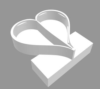 Lithophane heart box