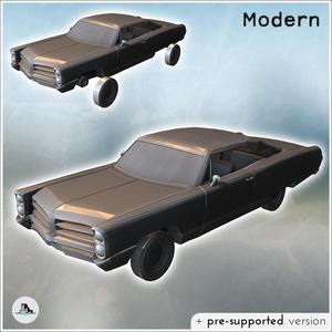 Luxury car Pontiac 2+2 Plus (10) - Modern WW2 WW1 World War Diaroma Wargaming RPG Mini Hobby