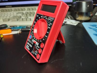 Meter Back with Stand for Harbor Freight (Cen-Tech) 7 Function Multi-Tester