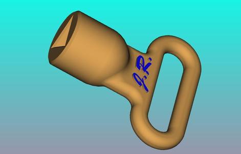 8mm 3kt Schlüssel V2