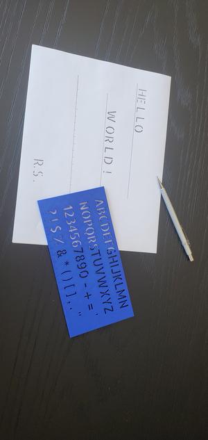Alphabet Ruler
