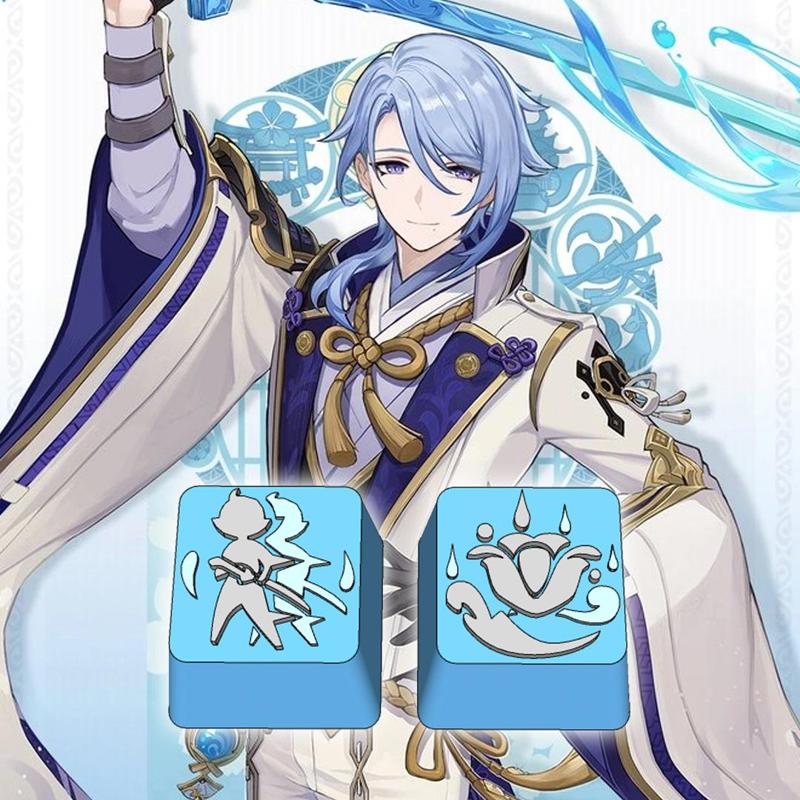 Genshin Impact Keycaps: Ayato