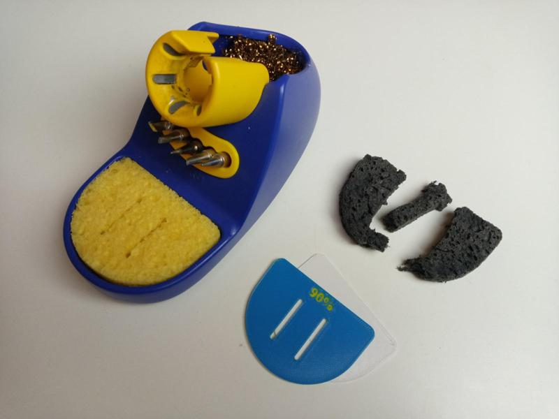 Hakko FX-888 soldering sponge template
