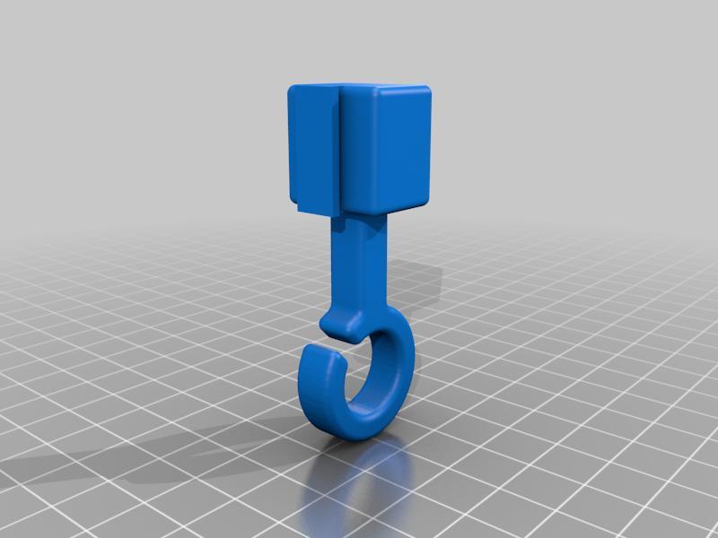 Filament guide, back mounting