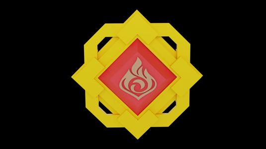 Vision Liyue - Pyro -Genshin Impact