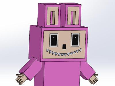 Blocky Bunny Labubuu – Roblox Style