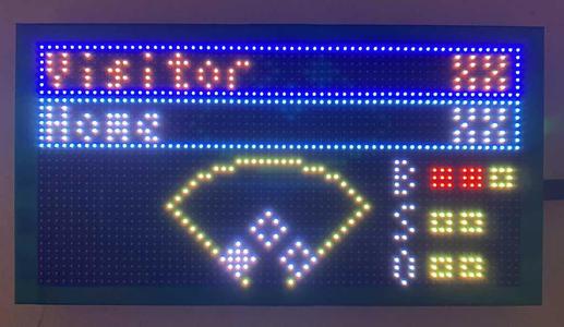 LED Matrix Frame for 32x64 P4 LED Panel (AdaBox 16)