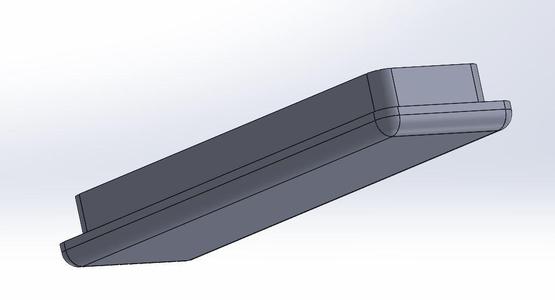 60x20mm SHS table leg end cap