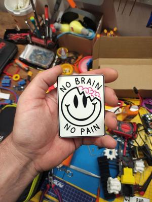 No brain