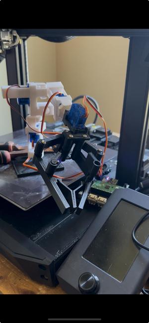 3d Printed robot arm and gripper