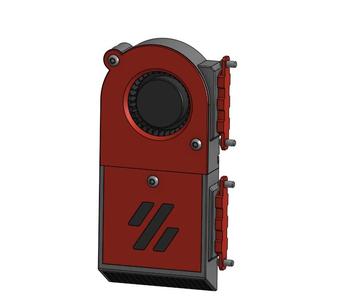 Voron V0 tiny recirculating carbon filter, MFNano Remix