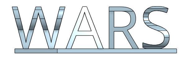 Star Wars logo:optical illusion