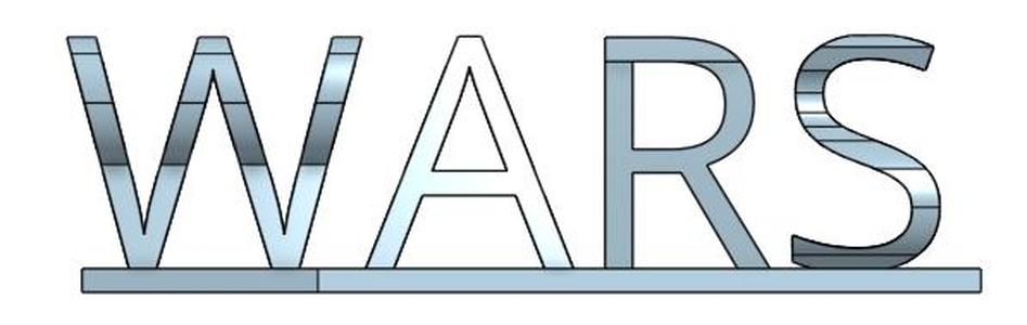 Star Wars logo:optical illusion