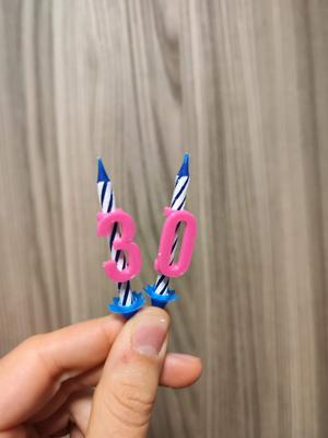 Mini Years Numbers for 5mm Birthday Cake Candles