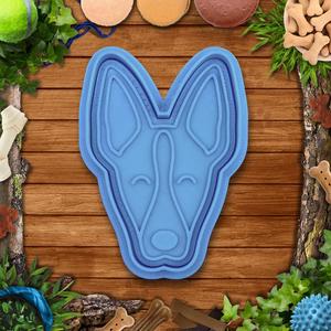 Dog - Podenco head cookie cutter / stamp