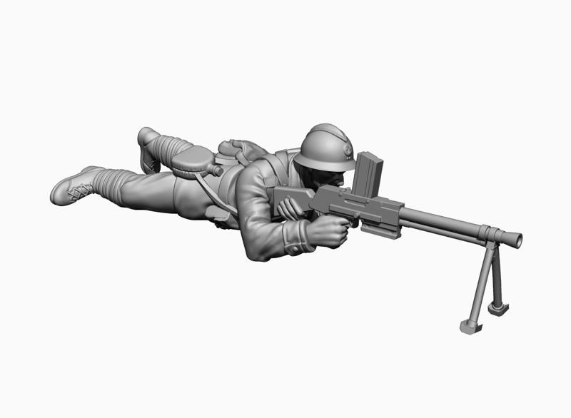WW2 French Heavy Machine Gun