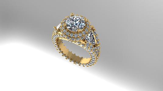 Size 7 shield ring