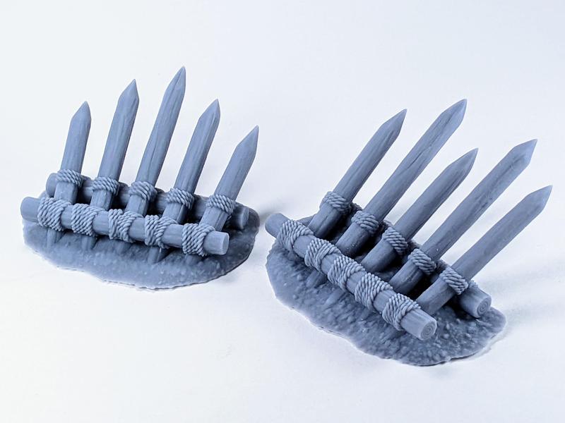 Wooden Stake Barricade