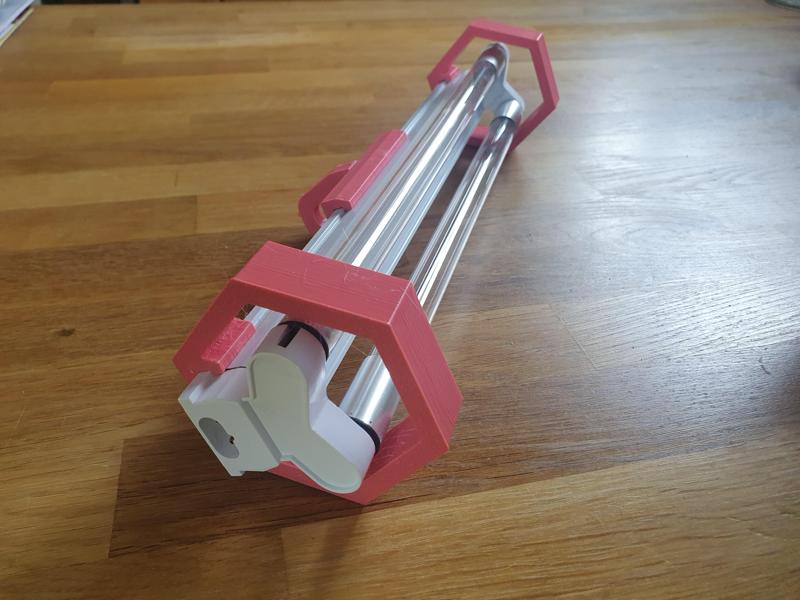 UV Lamp protector and holder