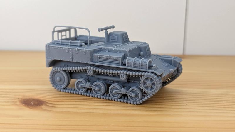 Type 100 Te-Re observation tankette + 2 Tankmen (Japan, WW2)