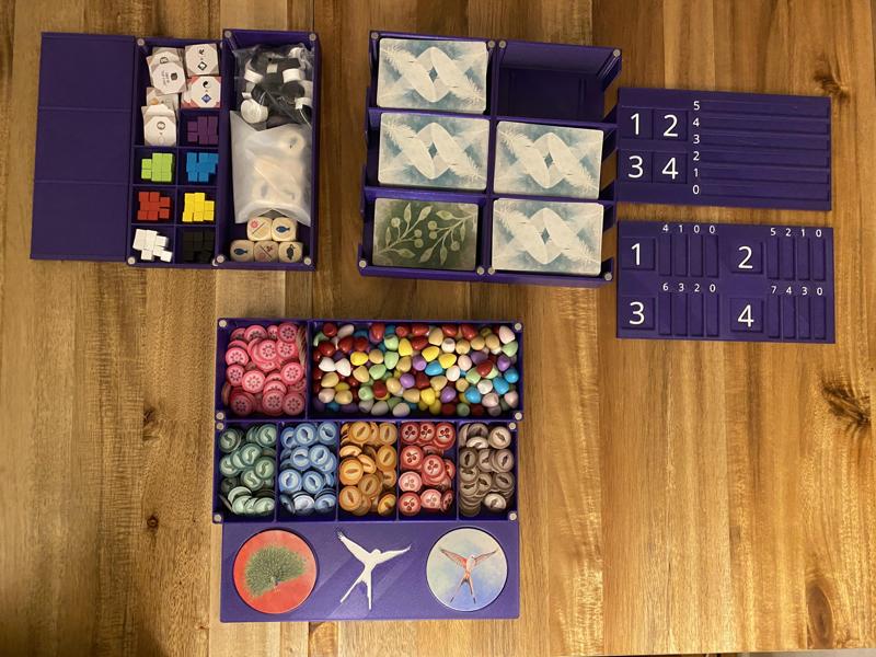 Wingspan Organizer - All Expansions in Original Box - Magnetic - Remix Apr 2023