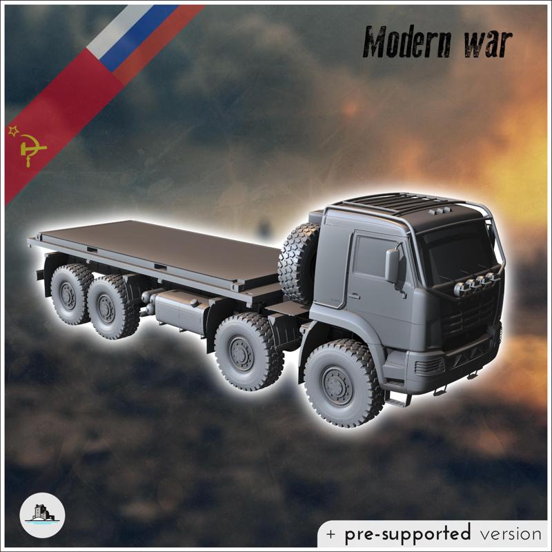 Kamaz 6560 russian transport truck - Soviet Union Communism Red Army Military Russia Cold Era War RPG