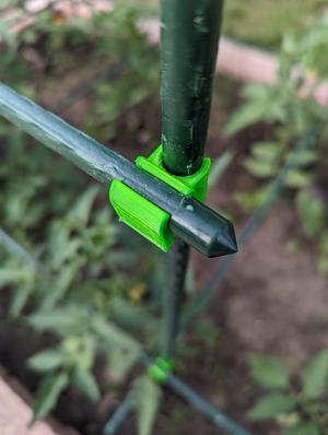 Garden stake/stick connector thingy