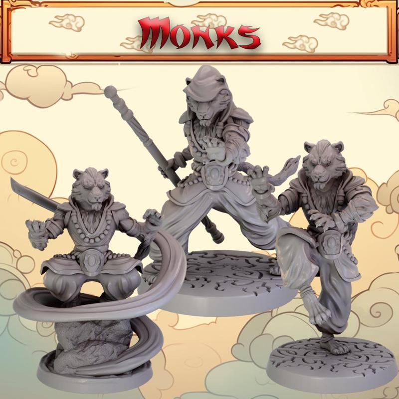 Tigerfolk Monks
