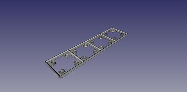 In3D FreeGrid 1x4 Grid