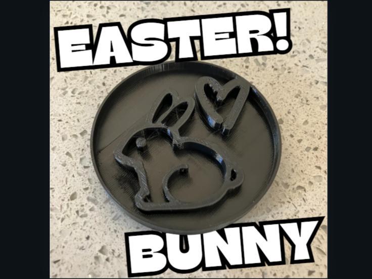 Cute Minimal Easter Bunny