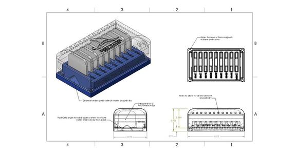 Micro Mesh pad storage/drying stand