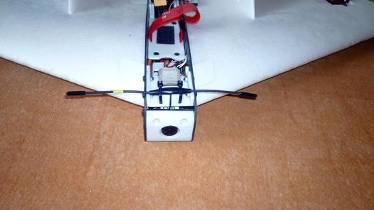 Eachine FuryWing T-antenna/GPS mount