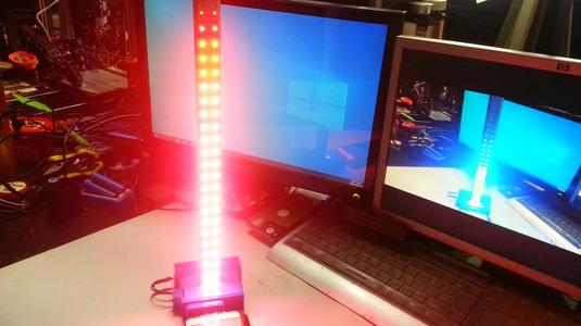  Create a portable LED strip that responds to music