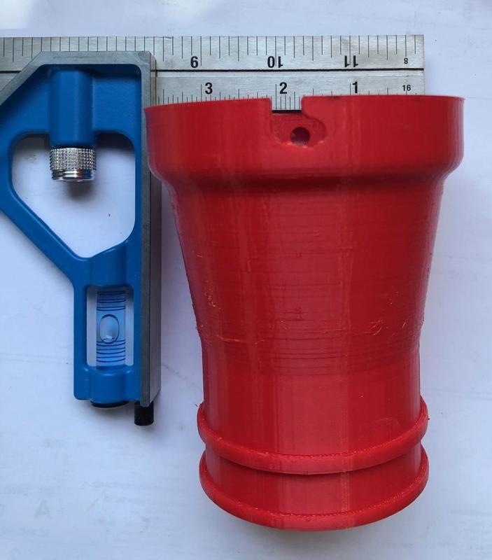 Dewalt Planer to Ridgid Hose Dust Collector Nozzel (Planer Model = DW735X)