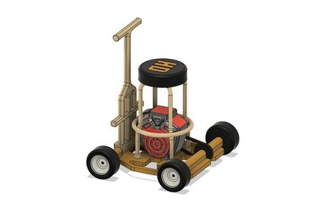 Barstool Racer - Scale Model