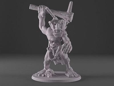 HeroQuest - Bashy Zombi Troll 1/2