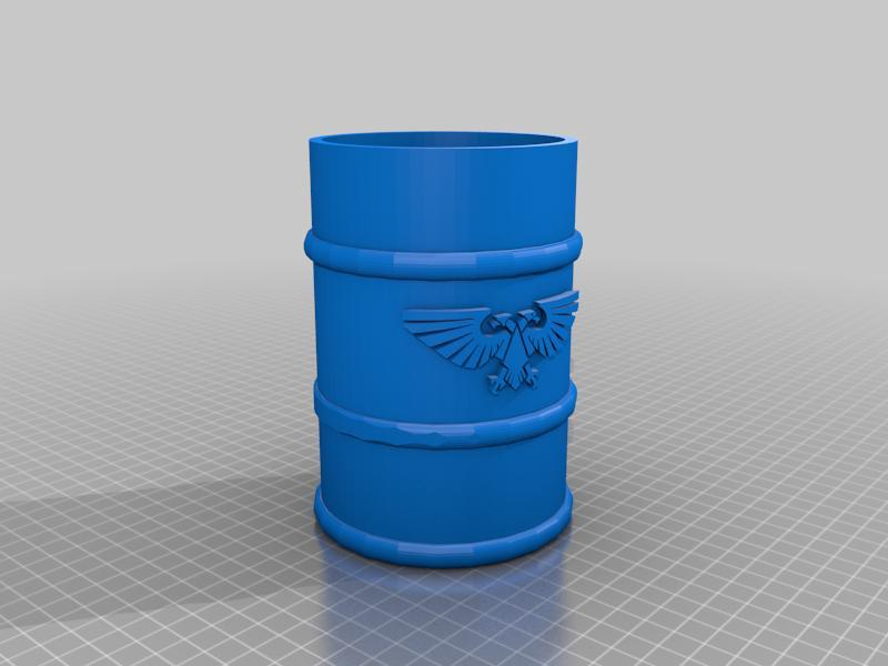Barrel with Birdy Box