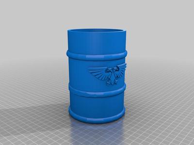 Barrel with Birdy Box