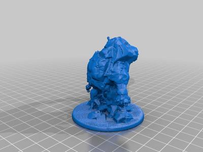 Rock elemental dnd mini