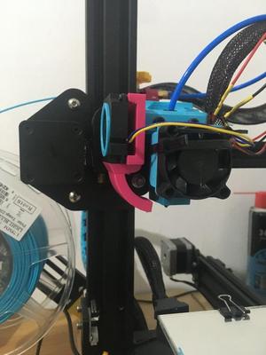 Heavy Duty Radial Stock Fan Mount Creality for Left Side