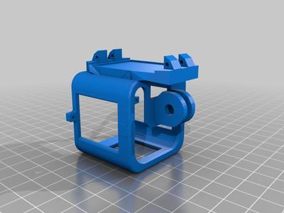 Gopro session cage with pebble steel mount