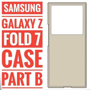 Samsung FOLD7 case - part B 1,0 mm Backpack
