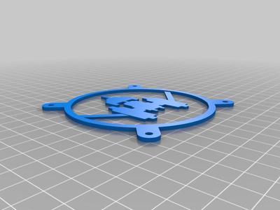 Galaxian inspired 80mm Fan Grill cover 