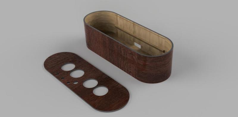 Case for nixieclock_v2(AlexGyver) / Корпус для часов на ГРИ (ИН-14) (AlexGyver)