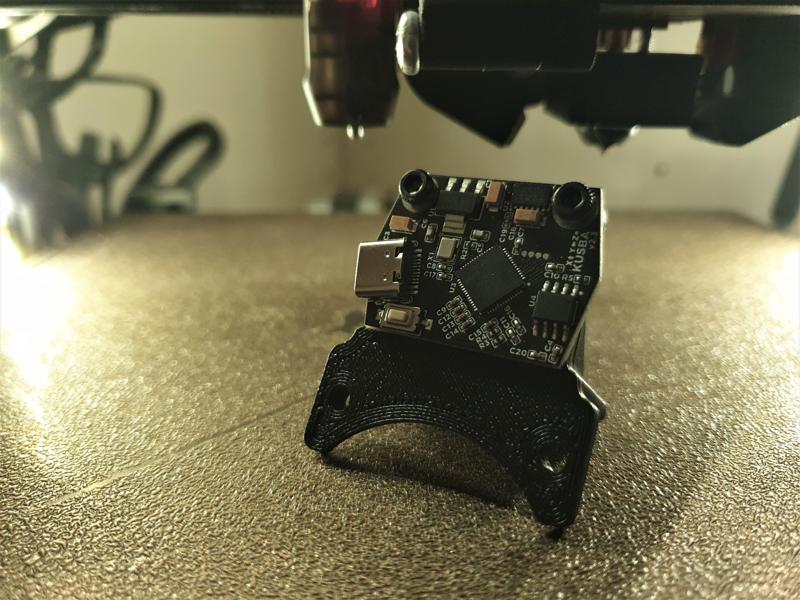 Kusba X Axis Accelerometer mount designed for the Satsana Dual 5015 Fan Duct